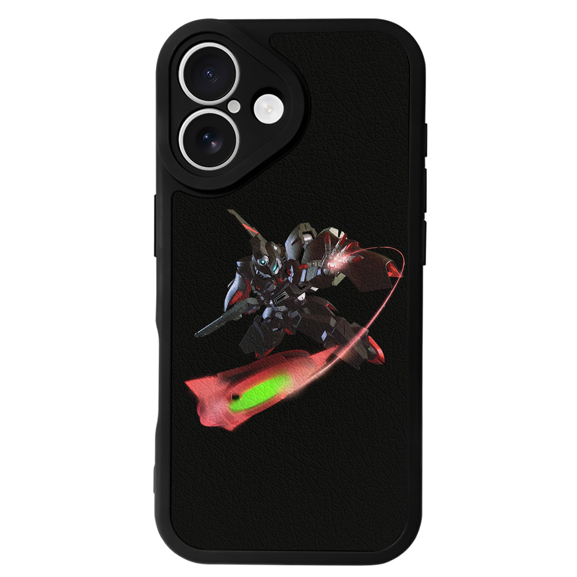 （画像用） 機動戦士ガンダム Mobile Suit Gundam 【iPhone 16シリーズ対応】シリコンスマホケース（レザー調） 材質：シリコン